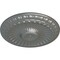 Ekena Millwork Linus Ceiling Medallion, Hand-Painted Silver, 11 1/4"OD x 1 1/8"P CM11LISLS - alternate 4